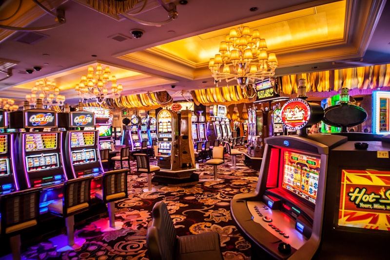 Roulette table in a casino